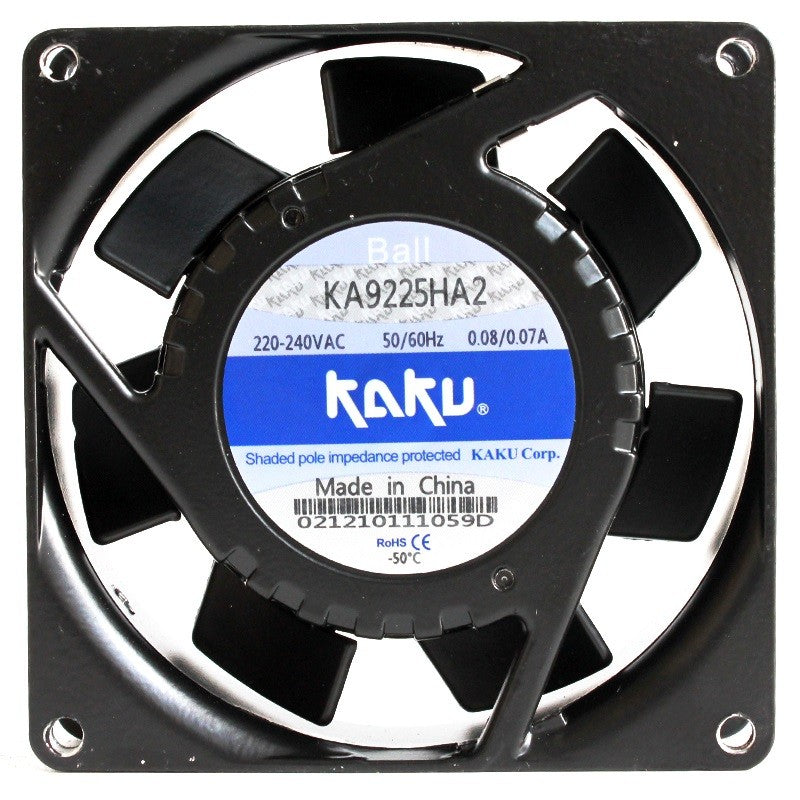 KAKU KA9225HA2 220/240V 0.10/0.09A Cooling Fan - Ball Bearing KAKU KA9225HA2 220/240V 0.10/0.09A Cooling Fan - Ball Bearing